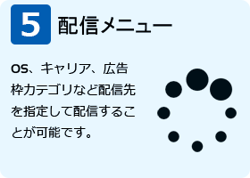 配信メニュー