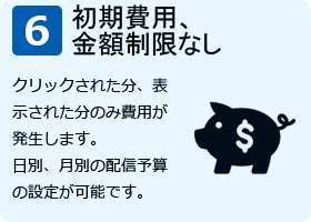初期費用、金額制限なし